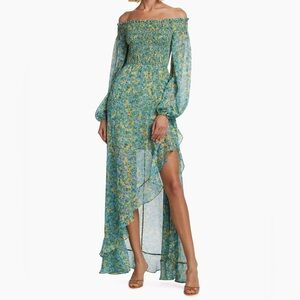 ASTR the Label Katlynne Floral Off-The-Shoulder Maxi Dress